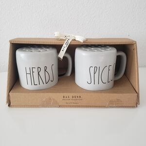 Rae Dunn Herbs and Spice Shakers Set